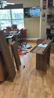 Large storage cabinet assembly in progress in Naples