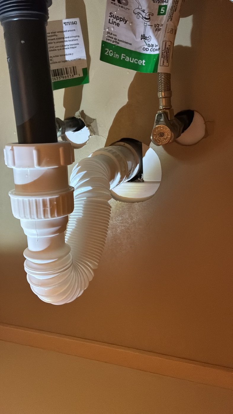 QuoteHandyman under-sink plumbing repair in Wilshire Lakes, Naples FL