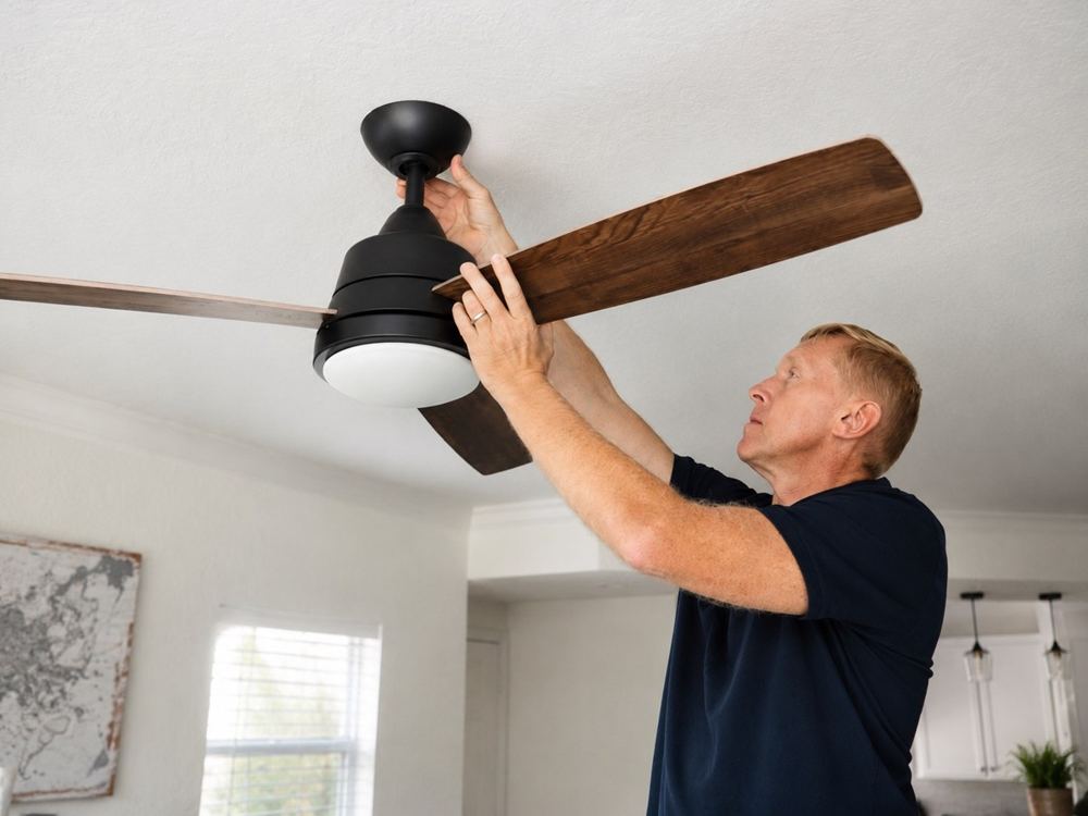 Ceiling fan replacement in Naples FL